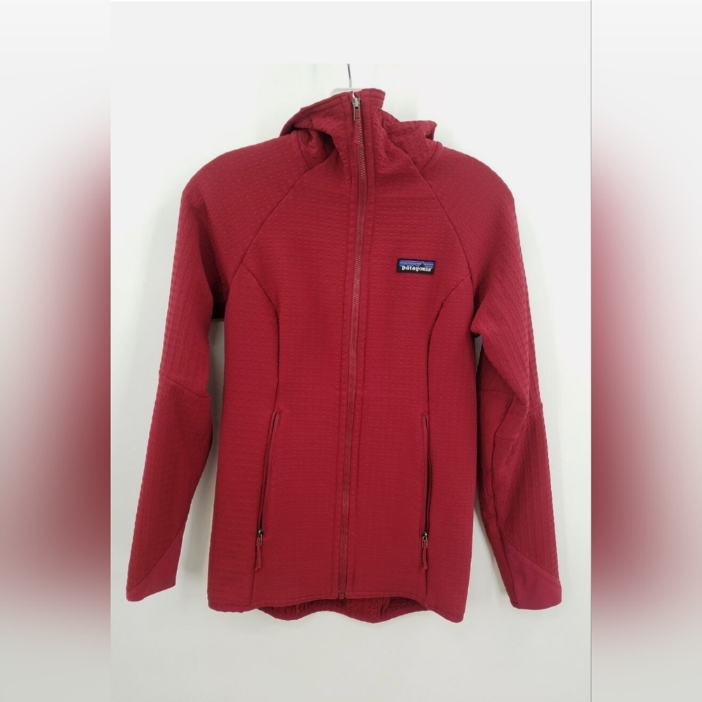 Patagonia R2 TechFace Hoody Women's Violet Red Jacket coat Sz 2XS